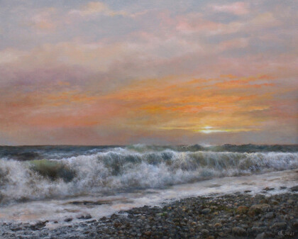 Вечер над морем