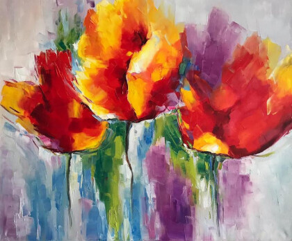"Красочный тюльпан"