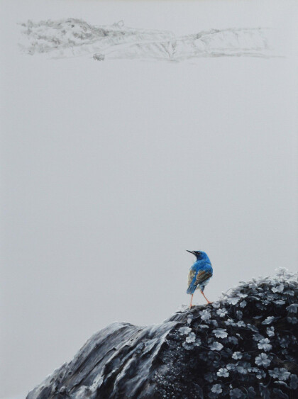 Птичка на холме