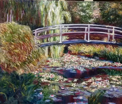 Копия Моне Японский мостик