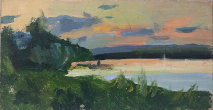 Волга, рассвет