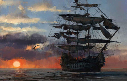 Пиратский корабль