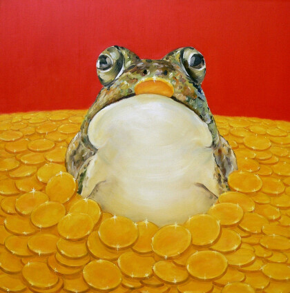 Жаба в золоте