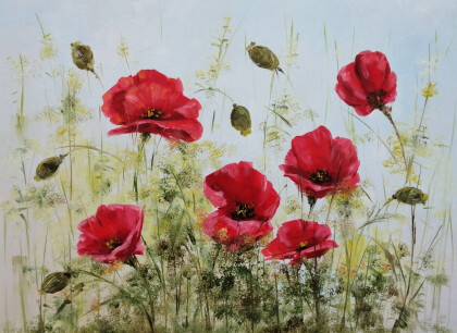 Натюрморт. Маки