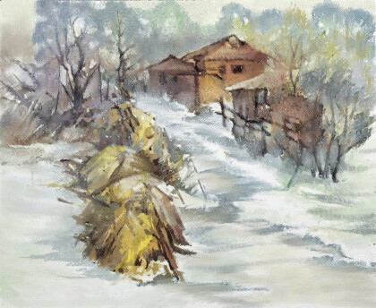 Припорошило.