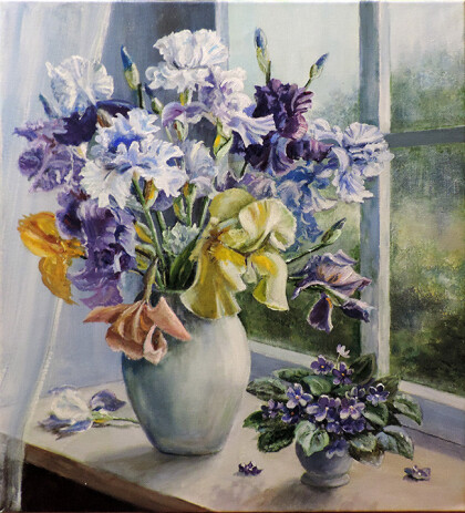 Ирисы и фиалки