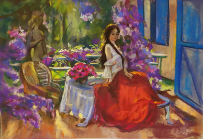 Заслушавшись гитарной музыкой