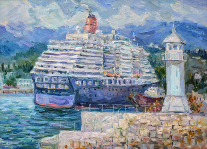 Корабль в порту