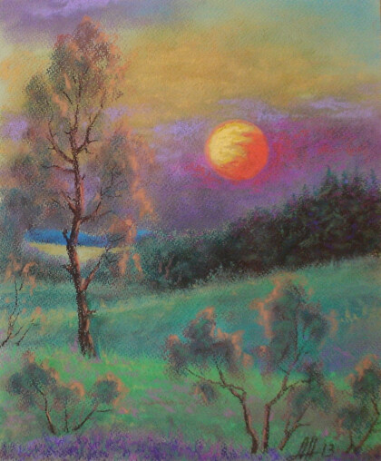 Закат после дождя