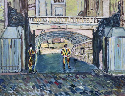 Ватикан . Швейцарская гвардия .