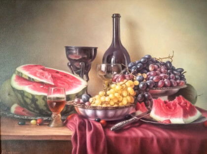 Натюрморт с арбузом