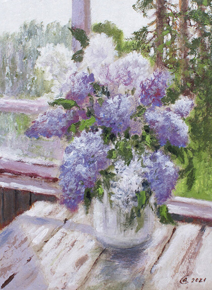 Сирень. Весенний этюд