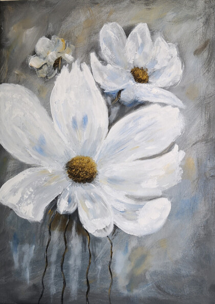 Белые цветы