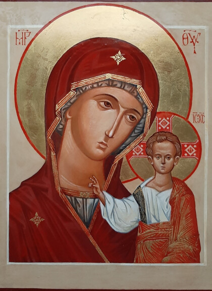 Казанская икона Бжьей матери.
