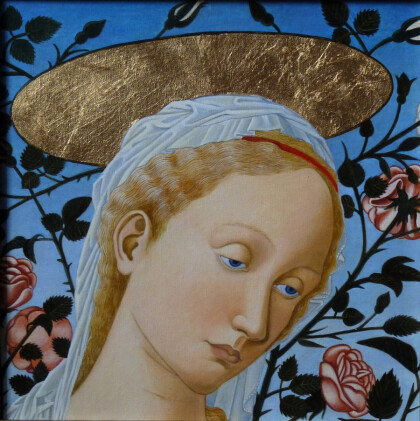 "Мадонна в розах", авторская копия