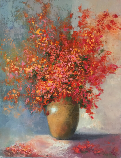 Красный букет