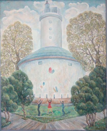 Маяк. Весенний день.