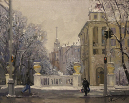 Фрагмент зимнего Минска