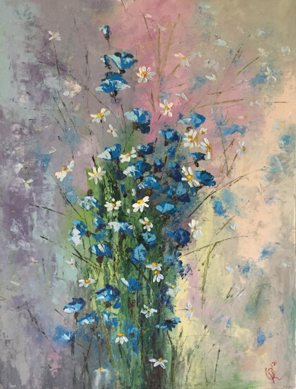 Васильки и ромашки