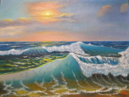 Красивая волна