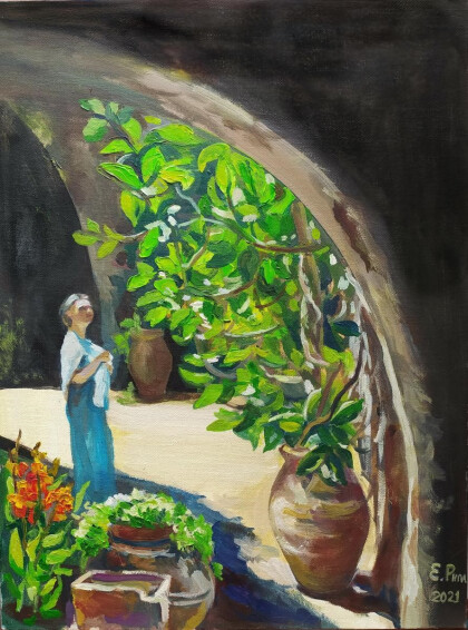 В монастыре на Крите