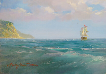 Корабль у берега