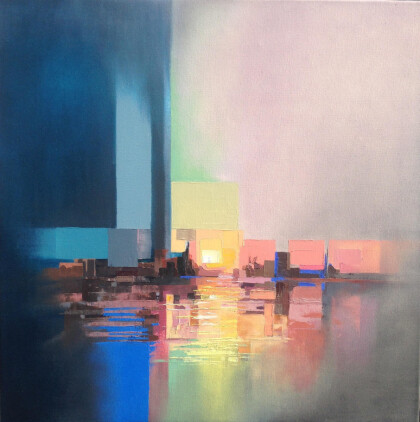 пиксельная пастозная живпись