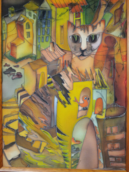 Кошка на крыше