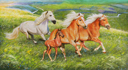 Когда кони топтали ковыль...