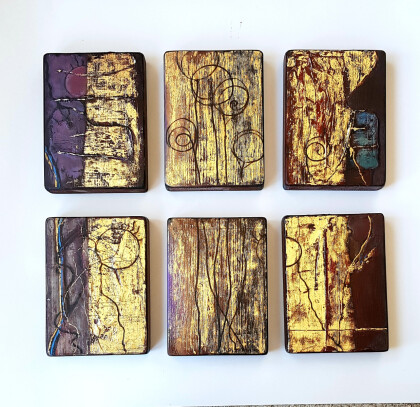 Деревянная модульная картина "Гедонист"