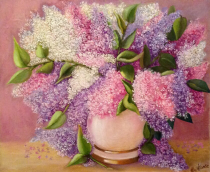 Яркая сирень