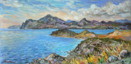 Вид на Коктебель