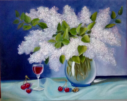 Белая сирень