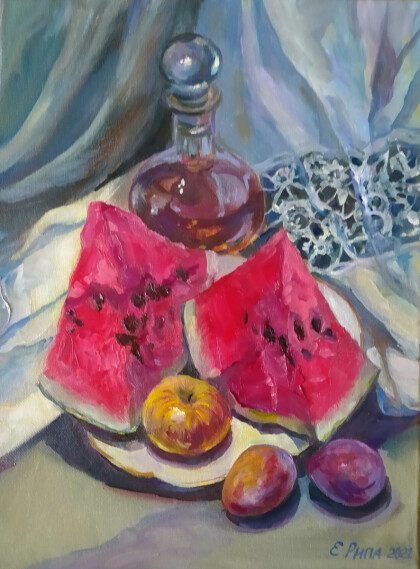 Натюрморт с арбузом