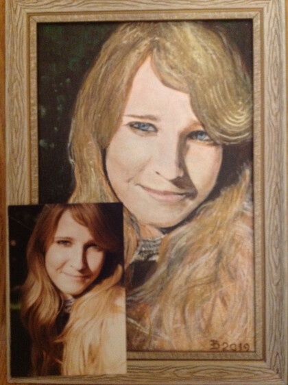 портрет девушки