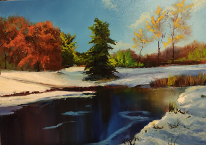 Зимняя река