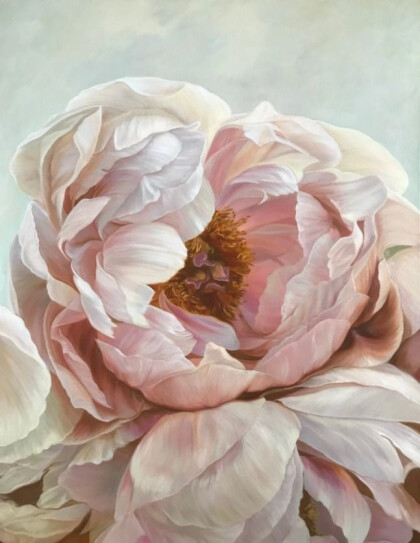 Нежные пионы