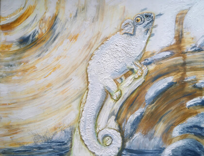 Белый хамелеон