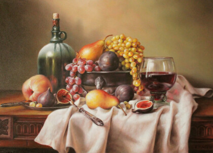 Натюрморт с инжиром