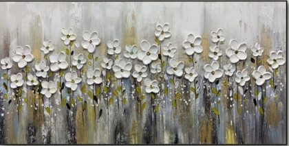 Цветы в объеме.