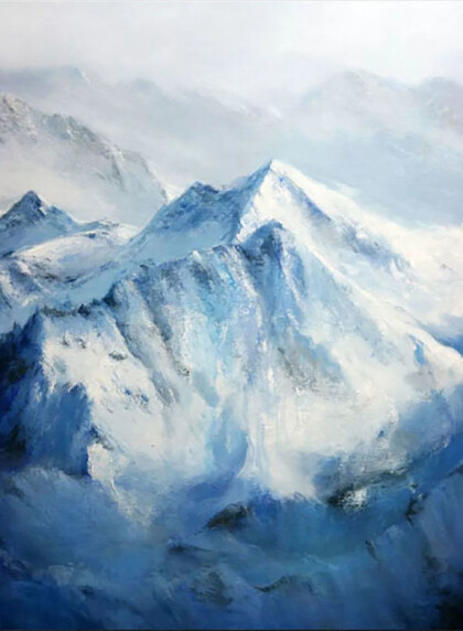 Горы в снегу