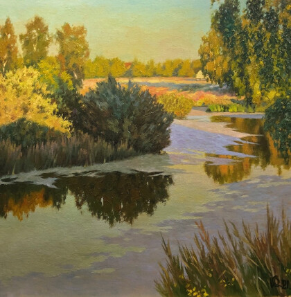 Летний вечер.