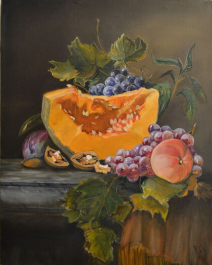 Натюрморт с тыквой