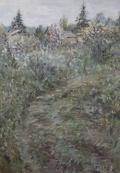 148-весна. деревня в Ясной поляне.