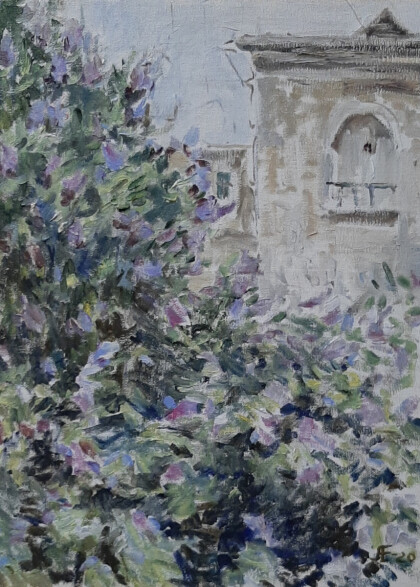 167-этюд.сирень