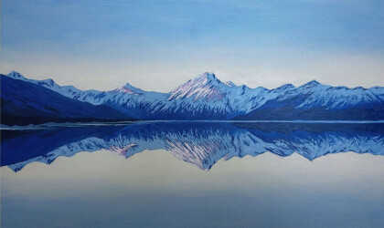 Голубое озеро