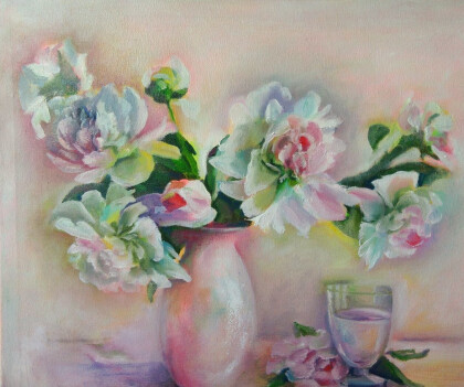 Пышные пионы