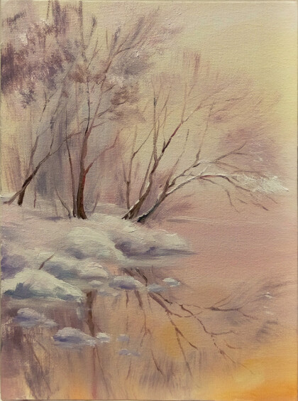 "Золотое зимнее утро"