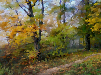 Недалеко от дома.