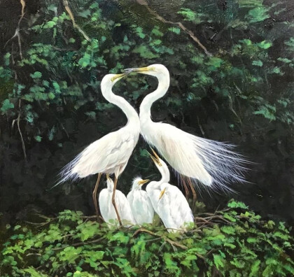 Анималистика, Птицы, Аисты